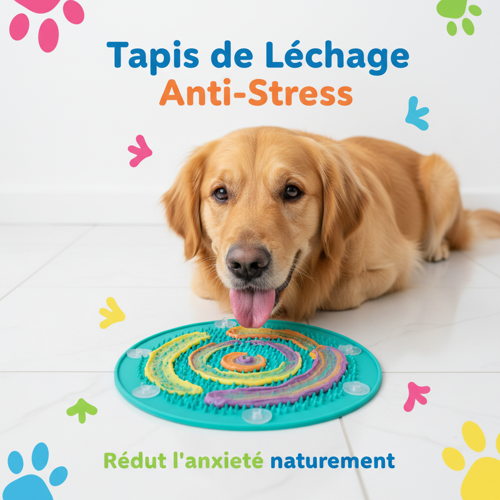 Tapis de Léchage Anti-Stress pour Chien